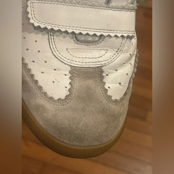 ISABEL MARANT Beth Black Leather Sneakers size 41 - Picture 6 of 10